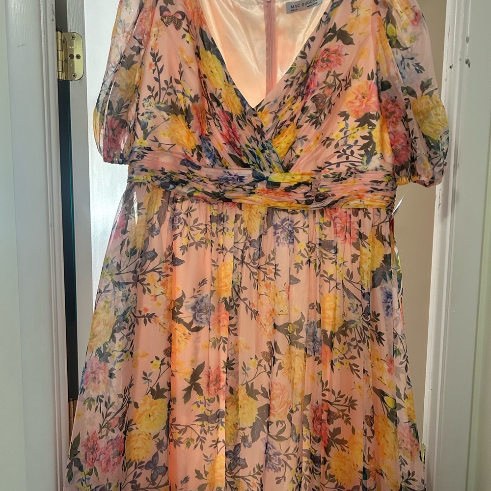 Mac Duggal Floral Dress
